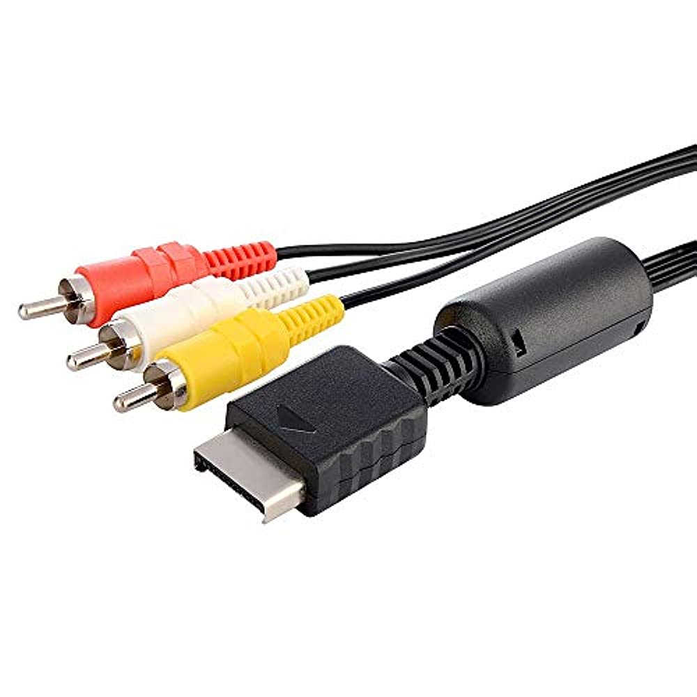 Composite Rca Cable - Cabo de Conexão RGEEK PS2 PS3
