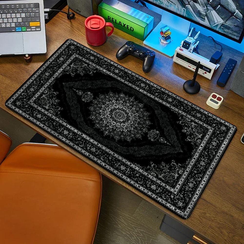 Retro Gaming Table - Novo Tapete de Rato Preto Estilo