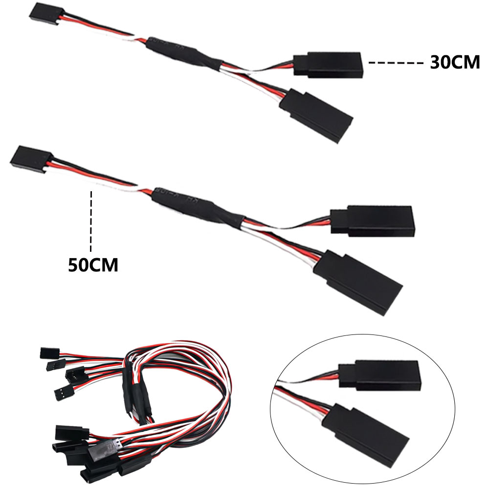Composite Rca Cable - Cabo Extensor Servo Y RC 5/8/10pcs