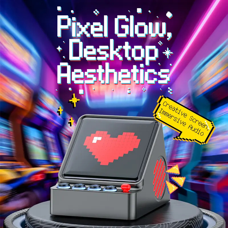 Retro Gaming Corps - Caixa de Áudio com Display LED