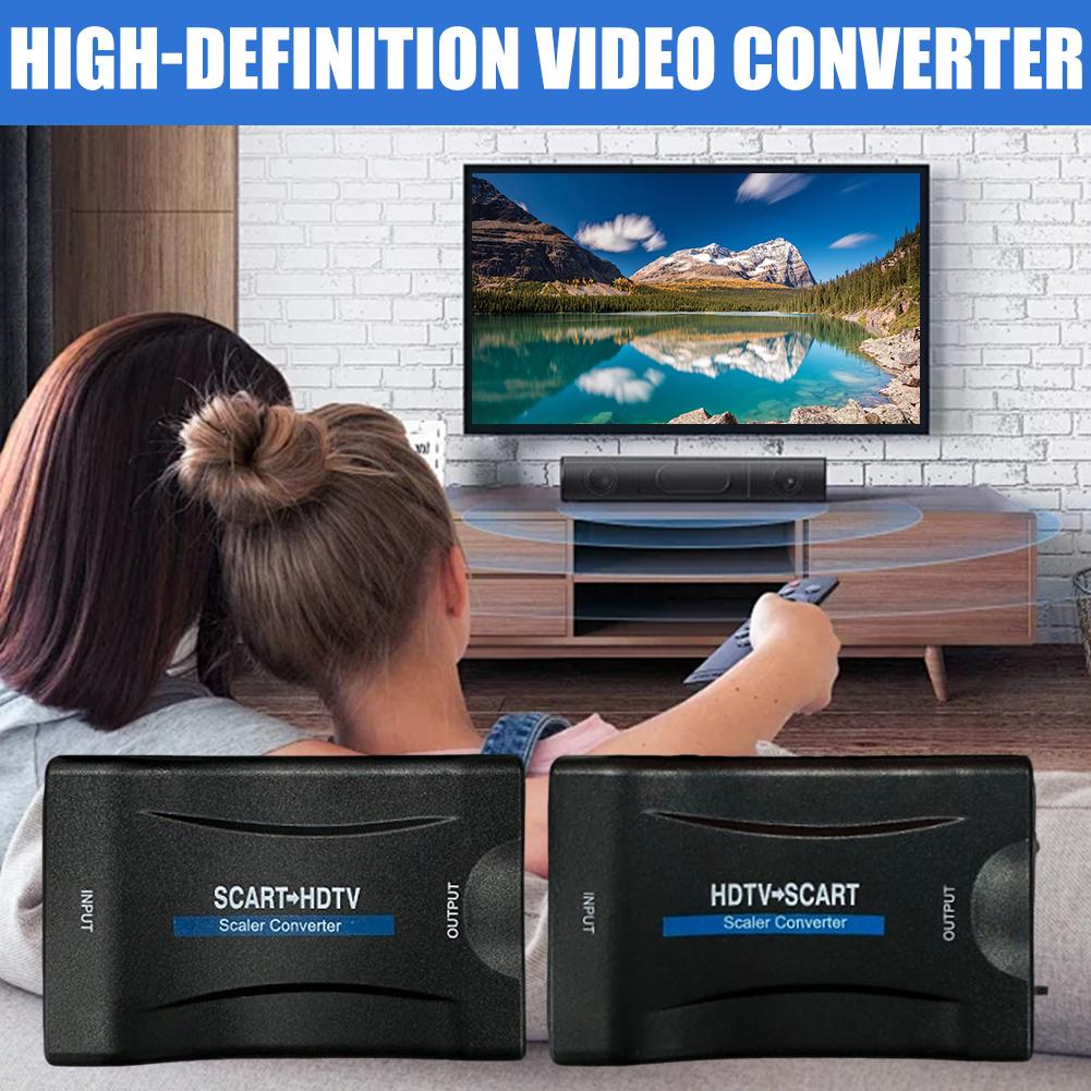 Scart To Hdmi - Conversor Adaptador de Vídeo e Áudio
