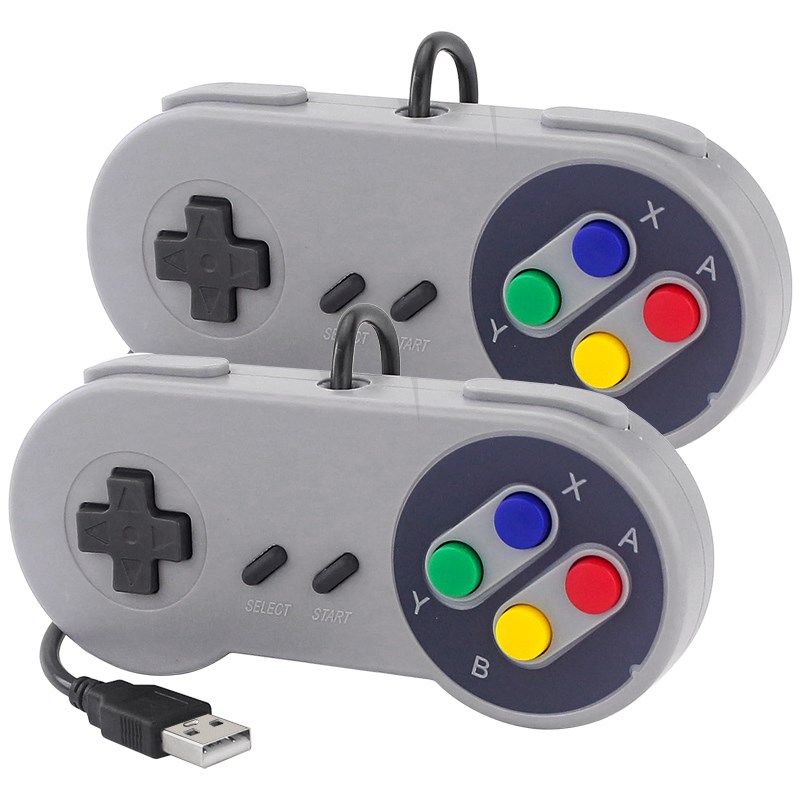 Retro Gaming Raspberry Pi 3 - 2 pçs usb gamepad gaming joystick