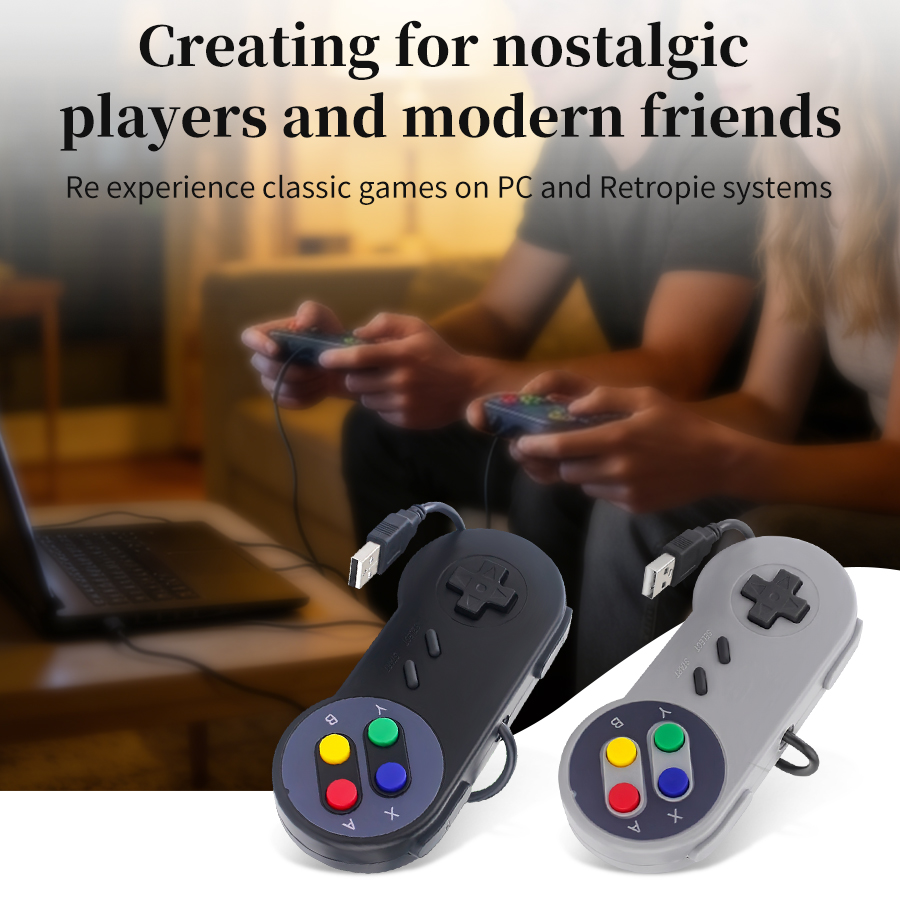 Retro Gaming Raspberry Pi 3 - Controle USB Retro para PC NESPi