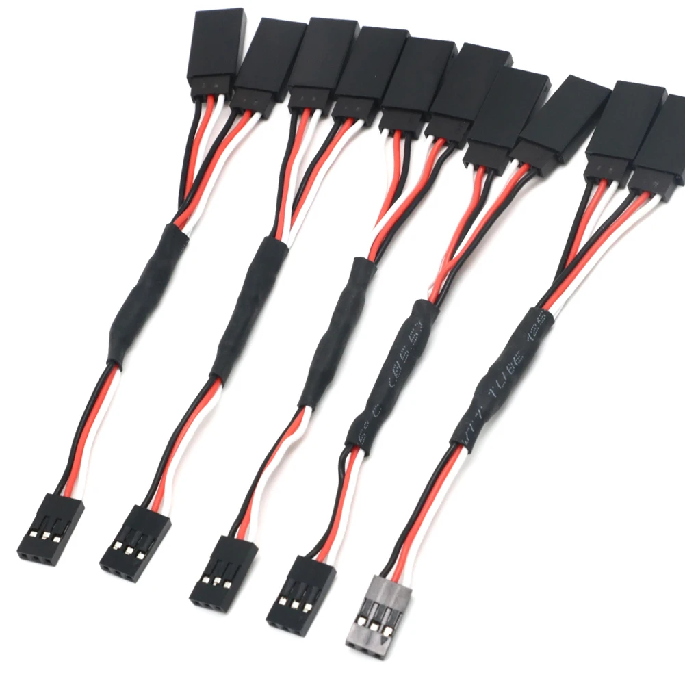Composite Rca Cable - 5 peças 100/150/200/300/500mm rc servo y