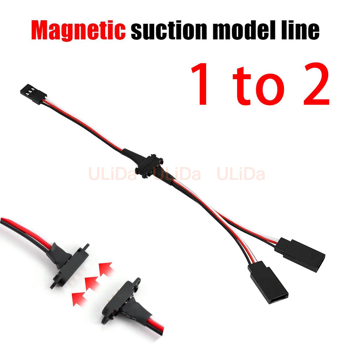 Composite Rca Cable - 3 pinos magnéticos snap-on 1 a