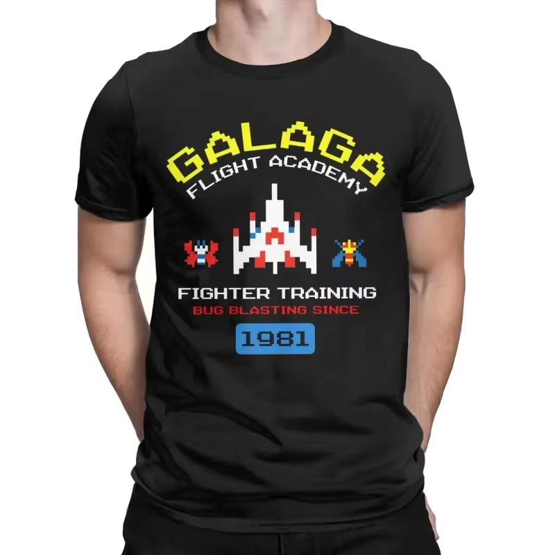 Retro Gaming Gamestop - Camiseta Retro Vintage Galaga do Jogo