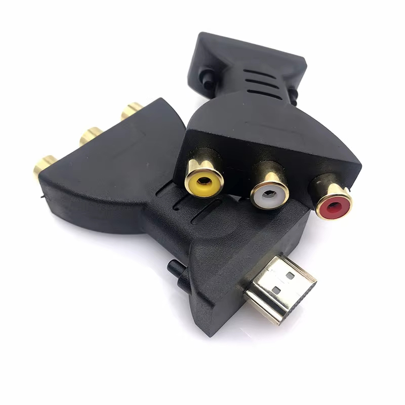 Composite Rca Cable - Adaptador Conversor Composto AV para HDMI