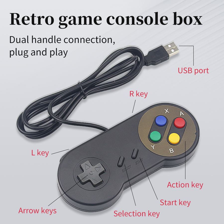 Retro Gaming Raspberry Pi 3 - Controle USB Plug and Play para