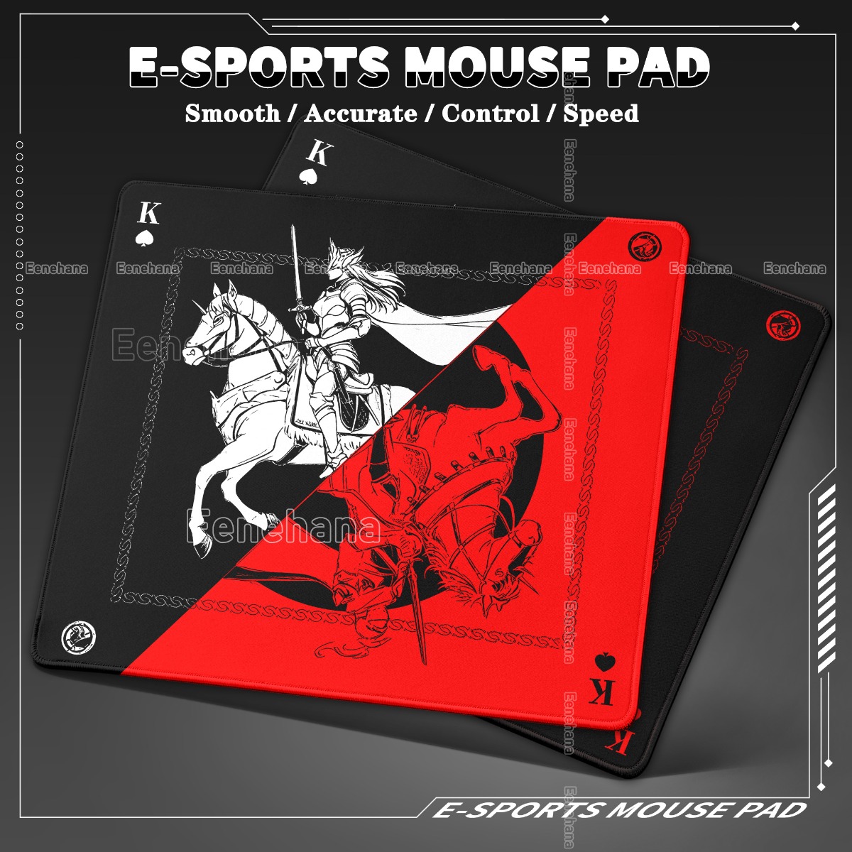 Retro Gaming Corps - Tapete Estilo Poker Preto e Vermelho