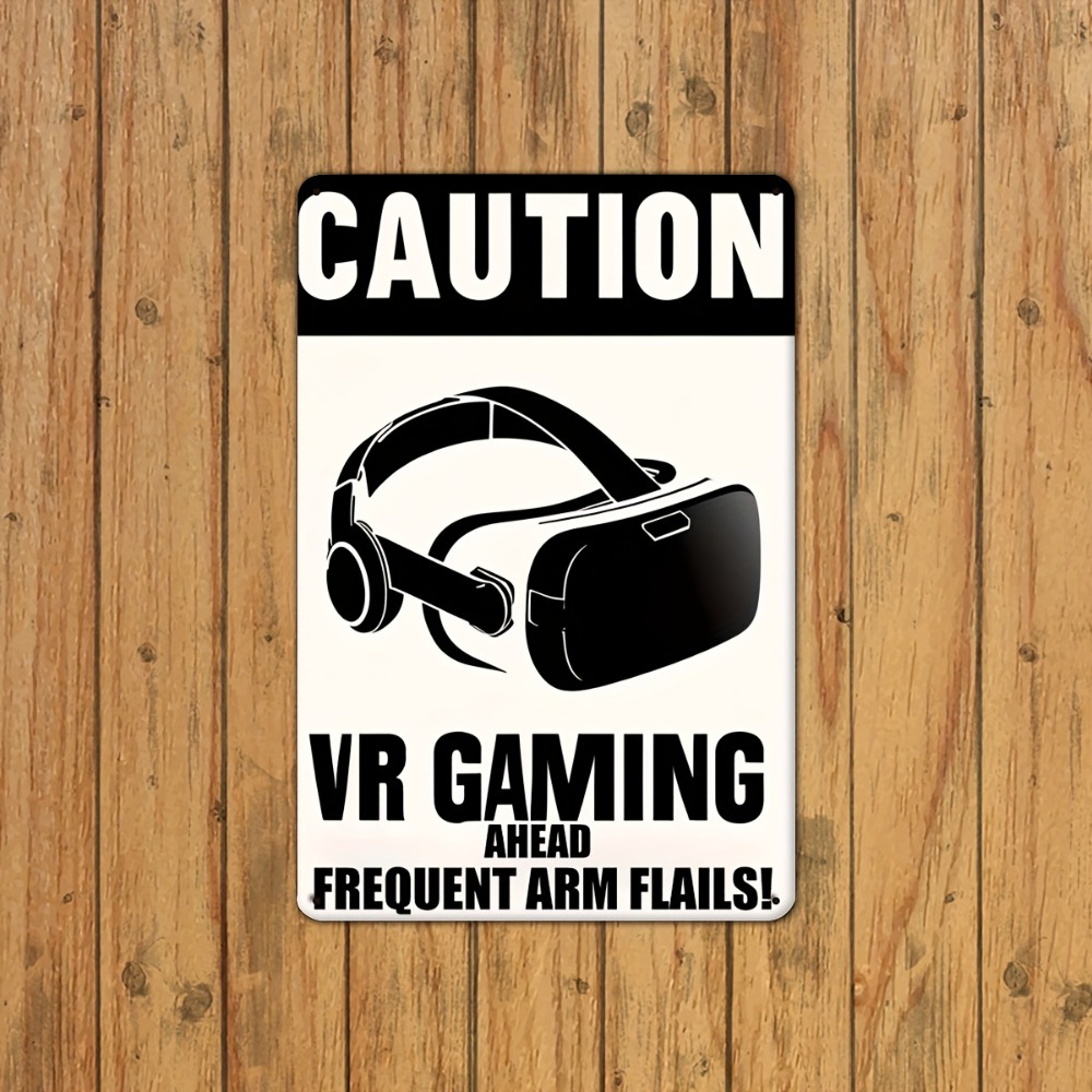 1 Placa de Metal VR Gaming com - Retro Gaming In Vr avaliação e preço