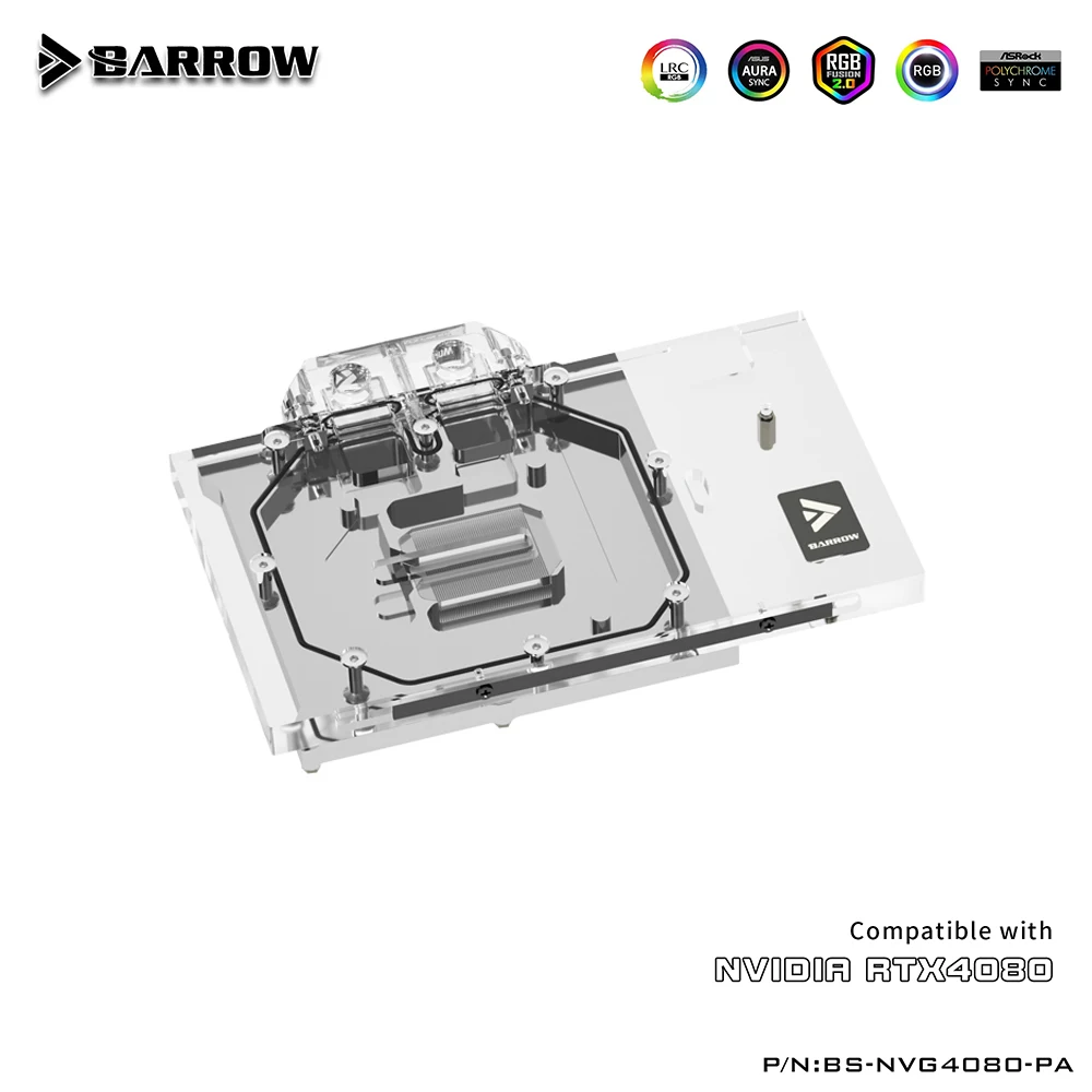 Bloco de água GPU Barrow para  - Nvidia Vga Rtx 4080 avaliação e preço
