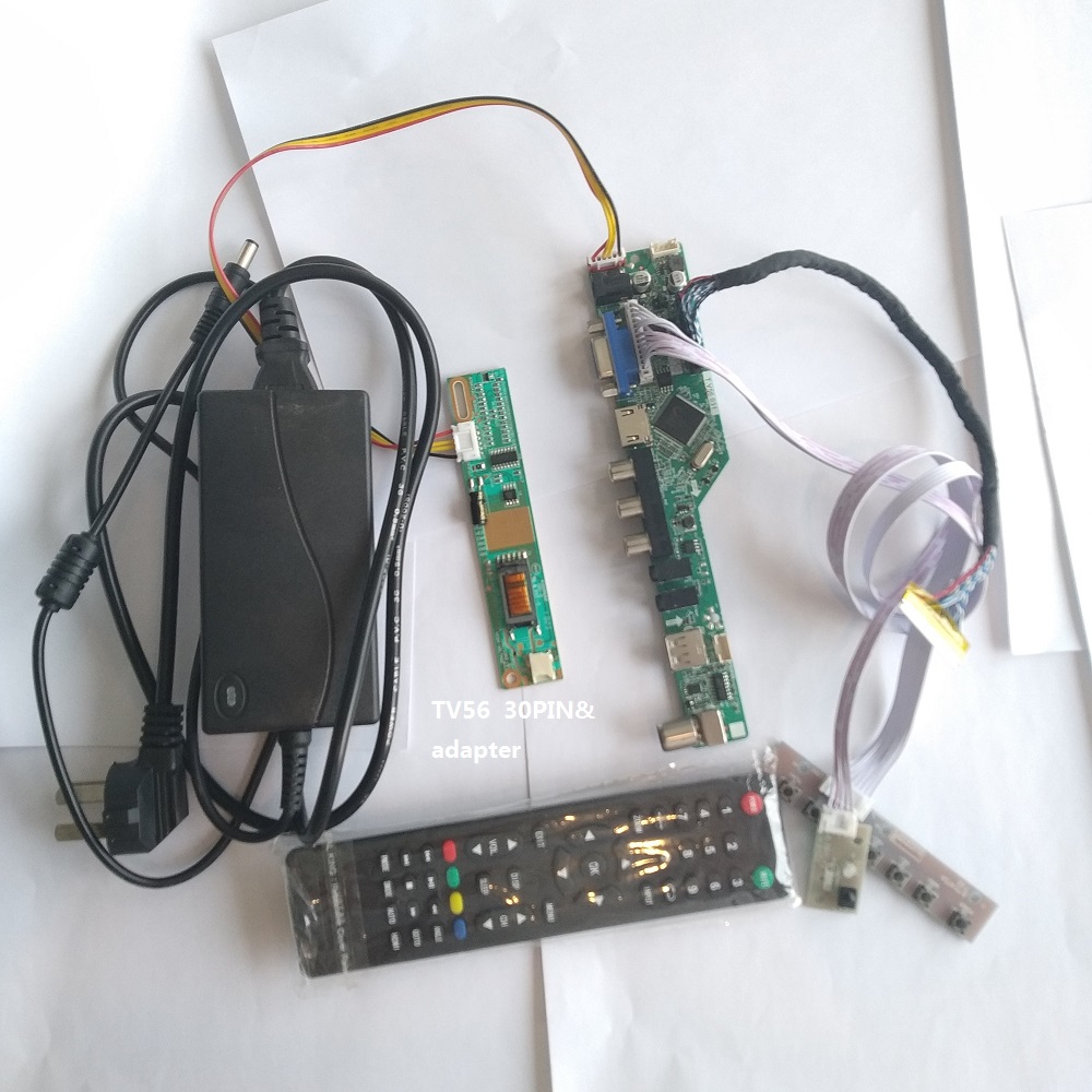 Kit de placa controladora tv56 - Controller Adapter Usb avaliação e preço