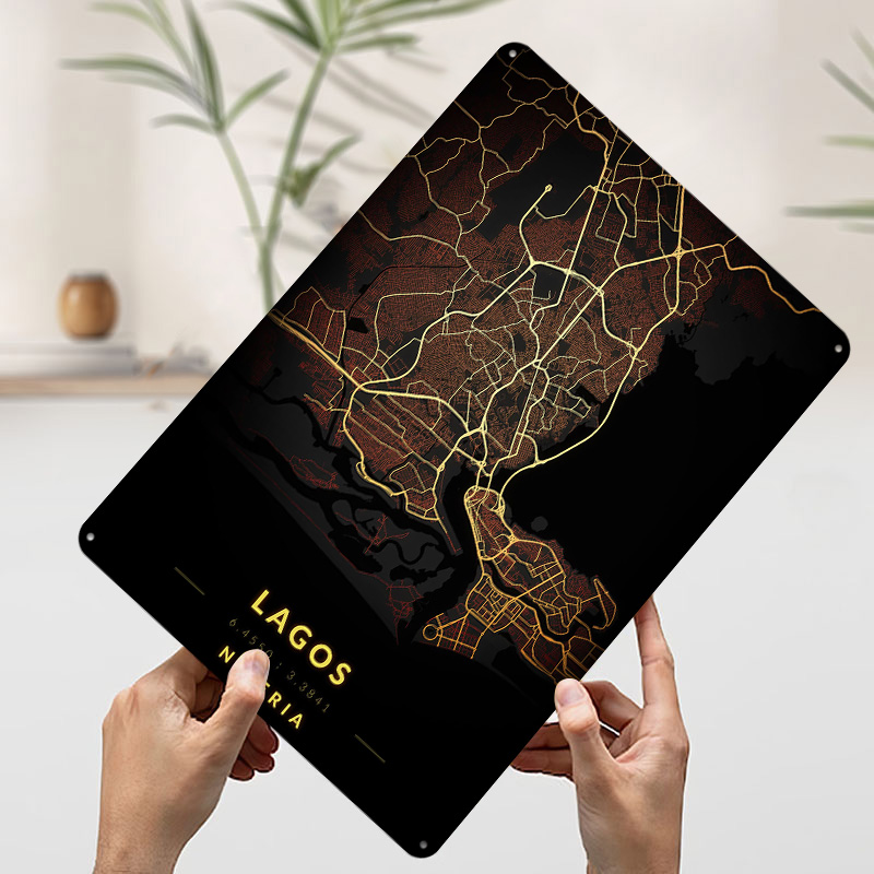 Mapa da Cidade de Lagos em Pos - Retro Gaming Bar avaliação e preço