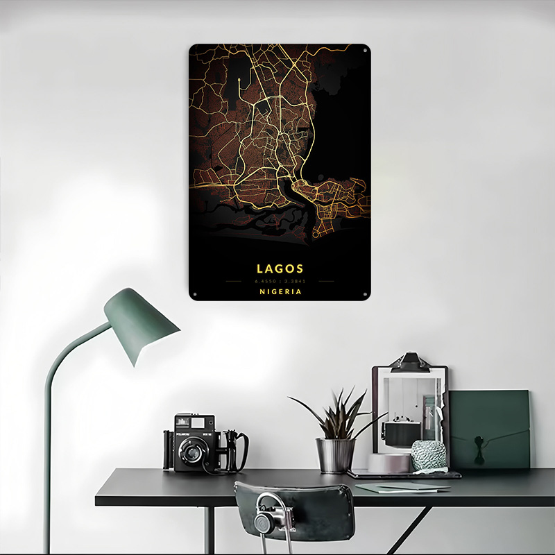 Mapa da Cidade de Lagos em Pos - Retro Gaming Bar avaliação e preço