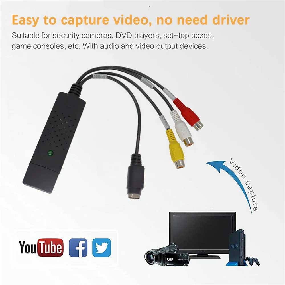 Placa de captura de áudio e ví - Composite Rca Cable avaliação e preço