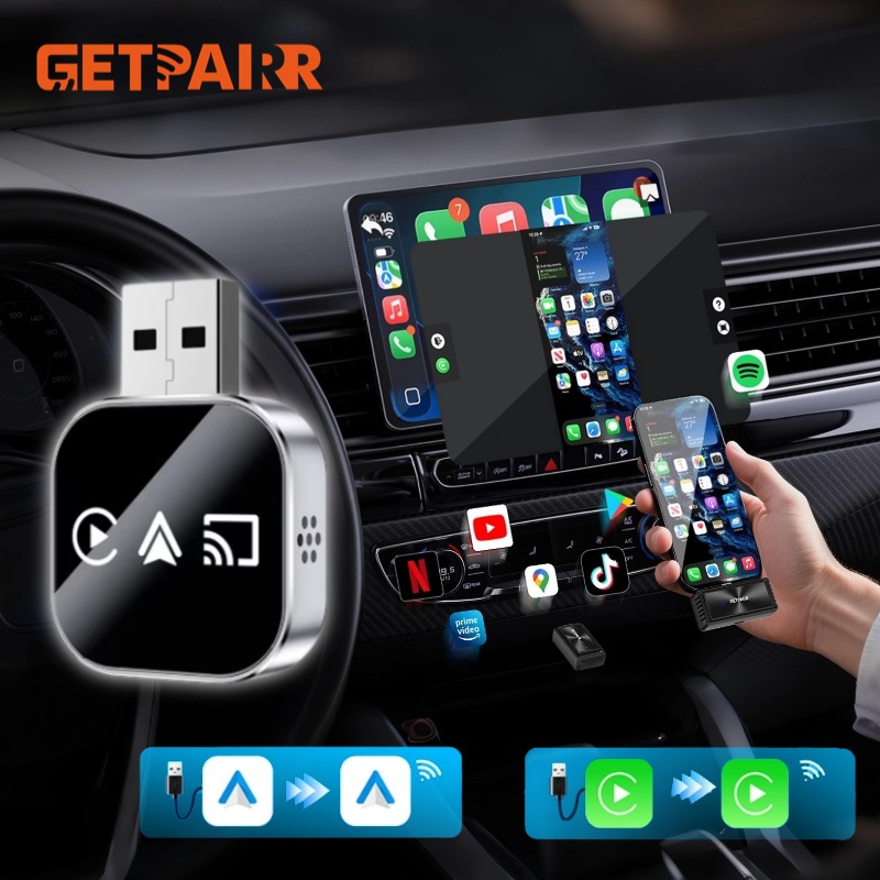 Getpairr sem fio carplay & and - Controller Adapter Usb avaliação e preço
