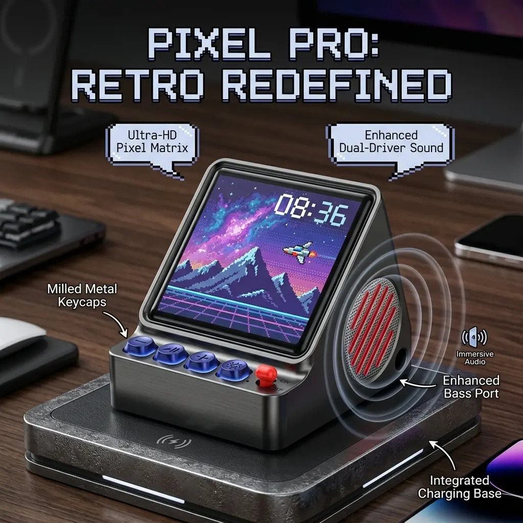 Caixa de Áudio com Display LED - Retro Gaming Corps avaliação e preço