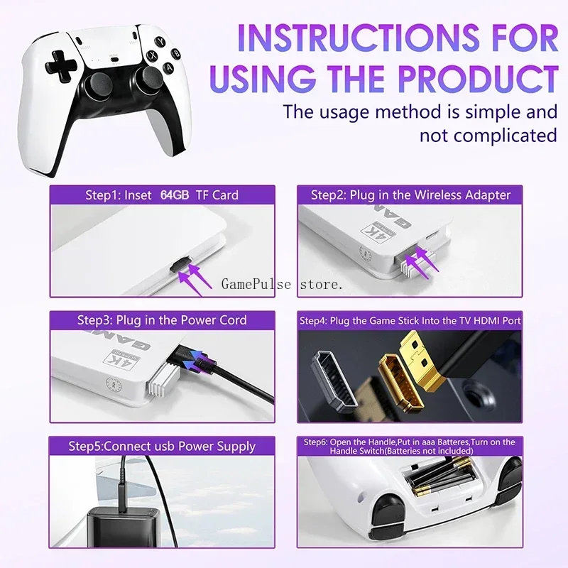 GamePulse M15 Ultra Game Stick - Retro Gaming Tv Box avaliação e preço