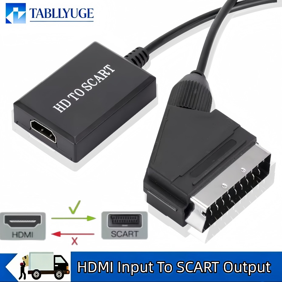 Adaptador Amplificador de Víde - Scart To Hdmi avaliação e preço