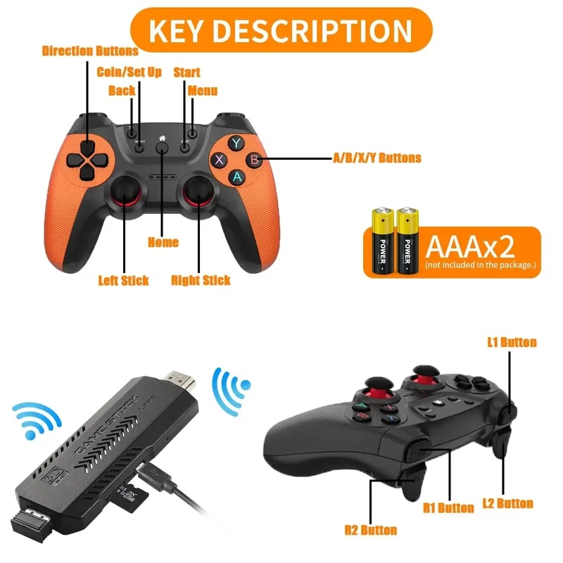 Controle Remoto de Jogo Retro  - Retro Gaming Os avaliação e preço