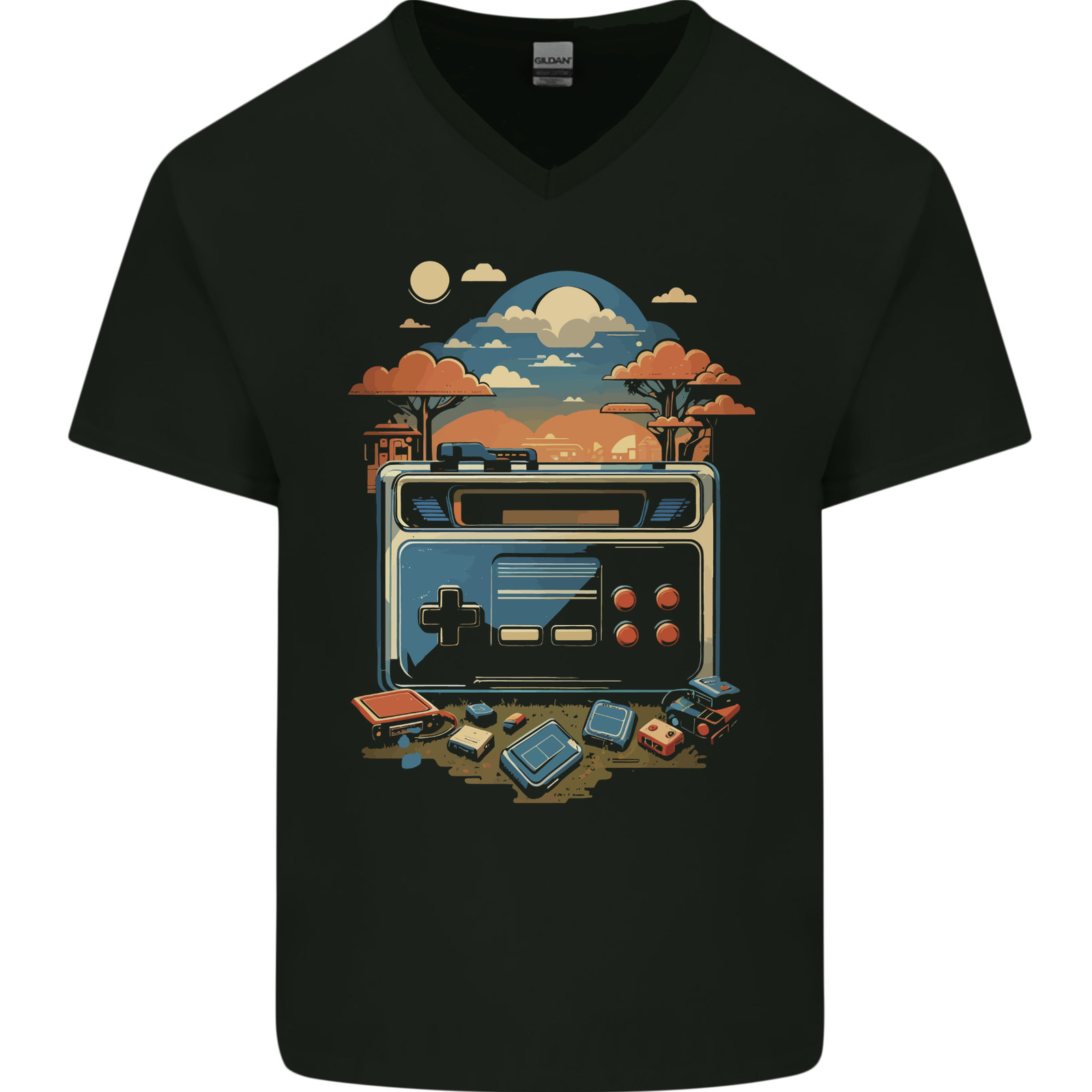 Camiseta de Algodão com Estamp - Retro Gaming Juegos avaliação e preço
