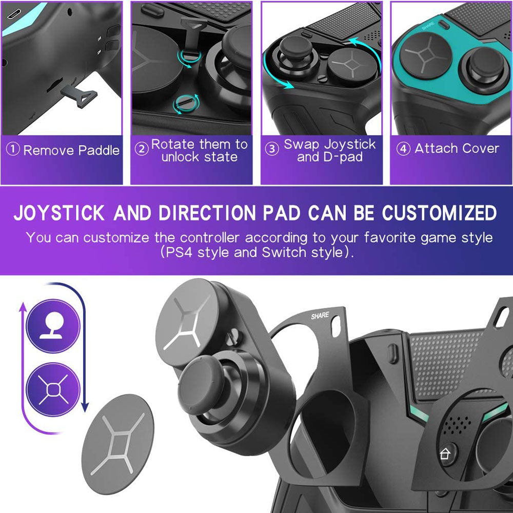Controlador para ps4 ps3 ps pl - Retro Gaming In Vr avaliação e preço
