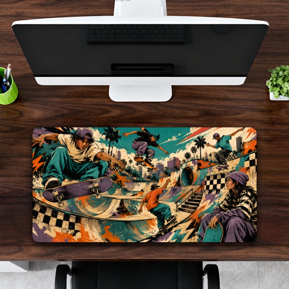 Tapete de mesa para skate de r - Retro Gaming Table avaliação e preço