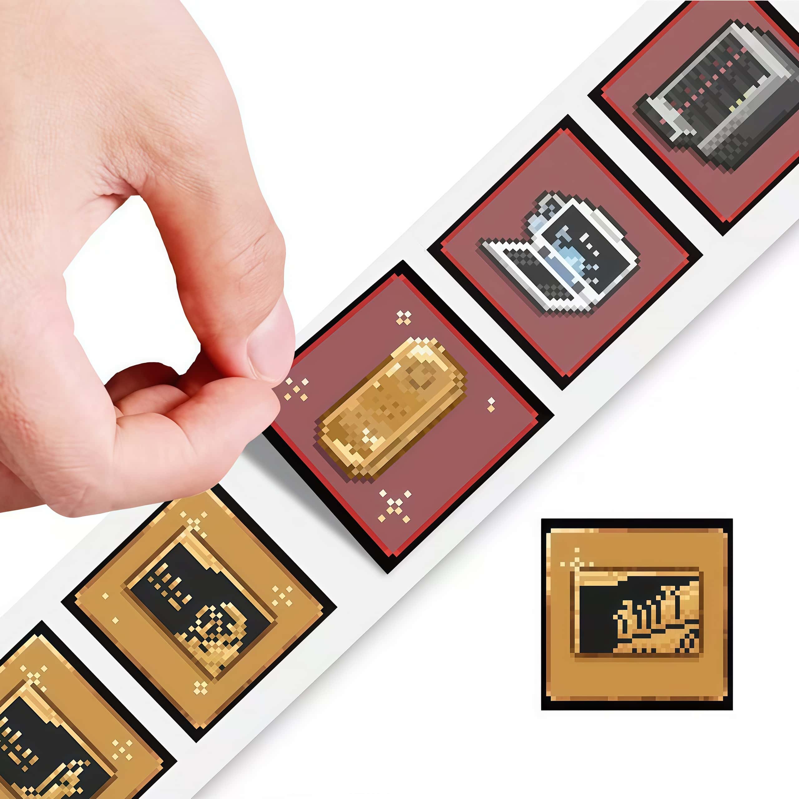 Rolo de Adesivos Pixel Delta G - Retro Gaming Bar avaliação e preço