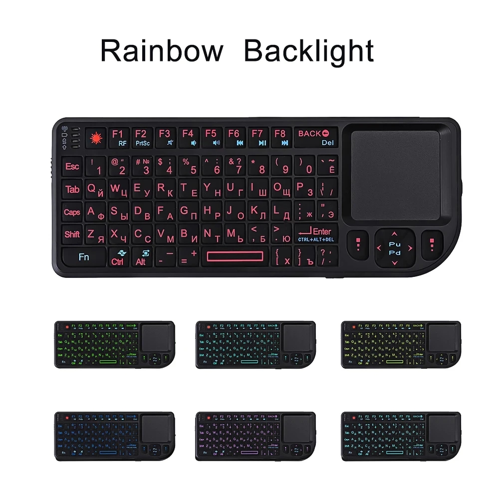 Mini teclado sem fio retroilum - Retro Gaming Tv Box avaliação e preço