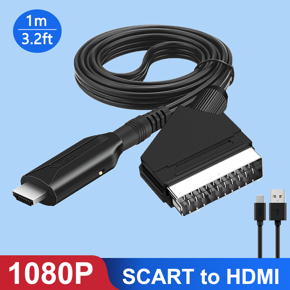 Conversor Scart para HDMI Adap - Scart To Hdmi avaliação e preço