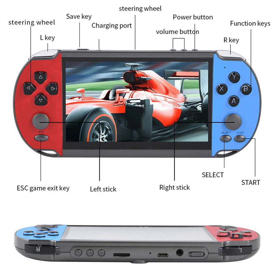 Portátil handheld videogame tv - Retro Gaming Table avaliação e preço