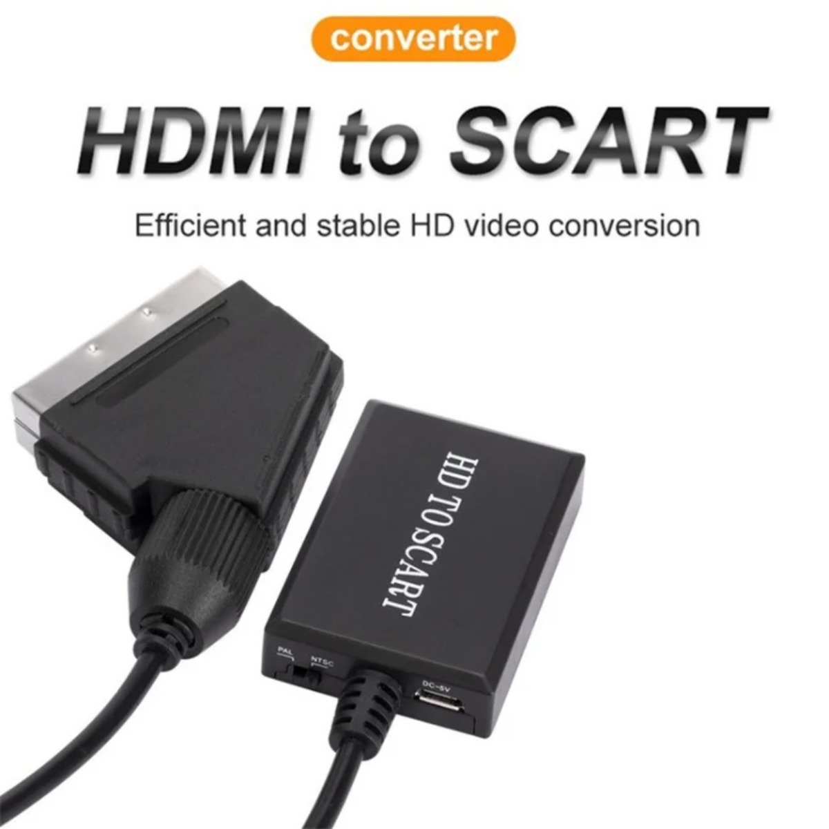 LccKaa 1080P HDMI para adaptad - Scart To Hdmi avaliação e preço