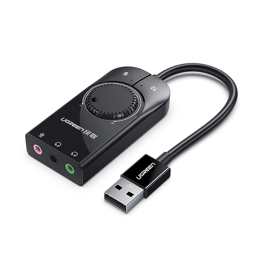 Placa de som USB UGREEN Placa  - Controller Adapter Usb avaliação e preço