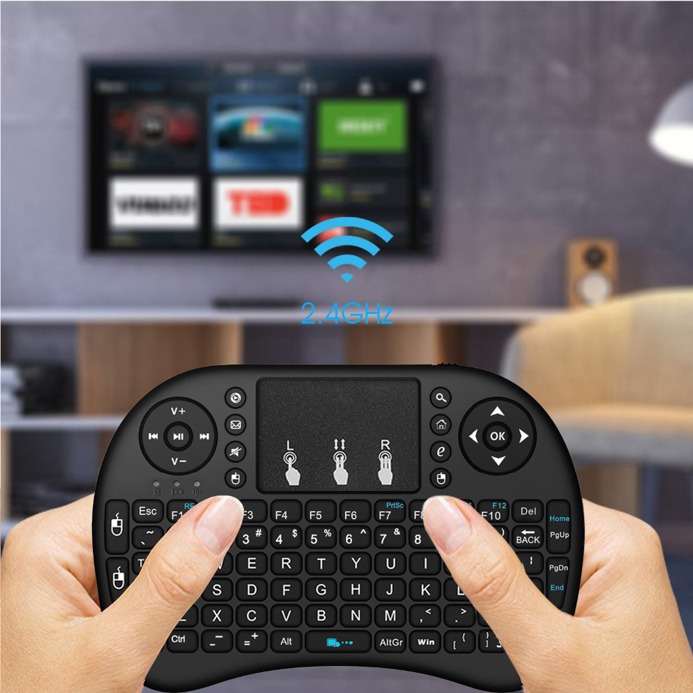 Mini teclado sem fio retroilum - Retro Gaming Tv Box avaliação e preço