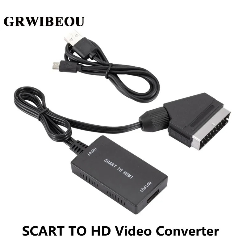 Conversor SCART para HDMI com  - Scart To Hdmi avaliação e preço