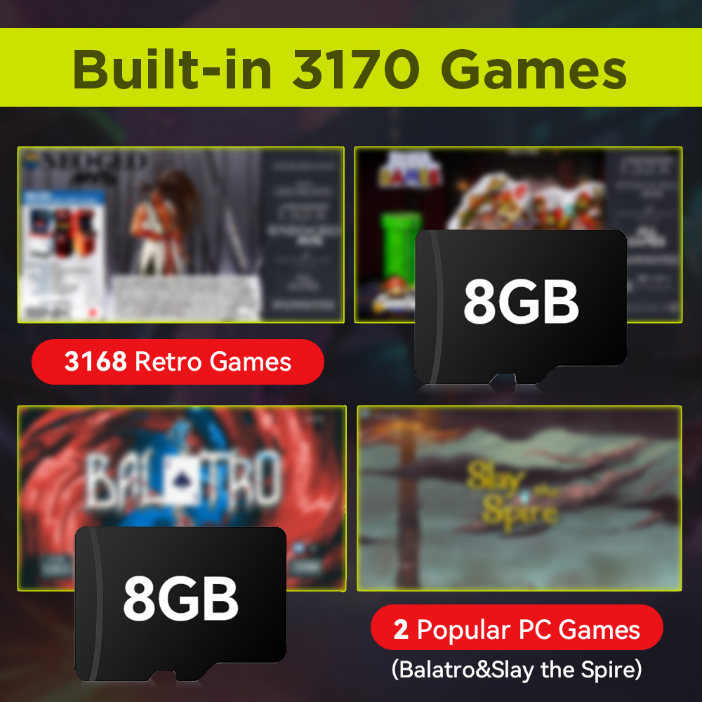 Cartão tf de jogo de 8gb com 3 - Retro Gaming Os avaliação e preço