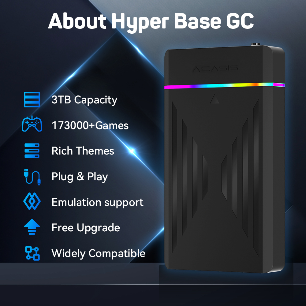 3TB portátil Gaming HDD Launch - Retro Gaming Os avaliação e preço
