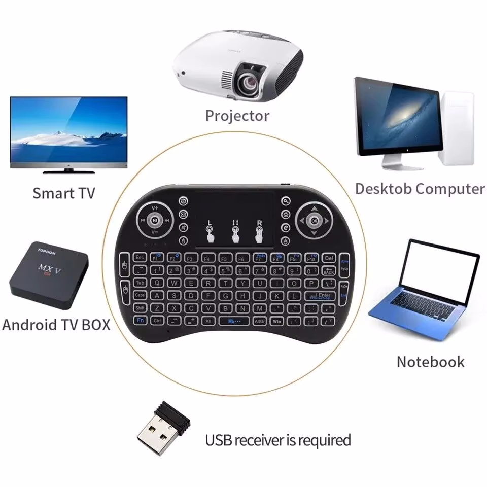 Teclado Sem Fio Air Mouse com  - Retro Gaming Corps avaliação e preço